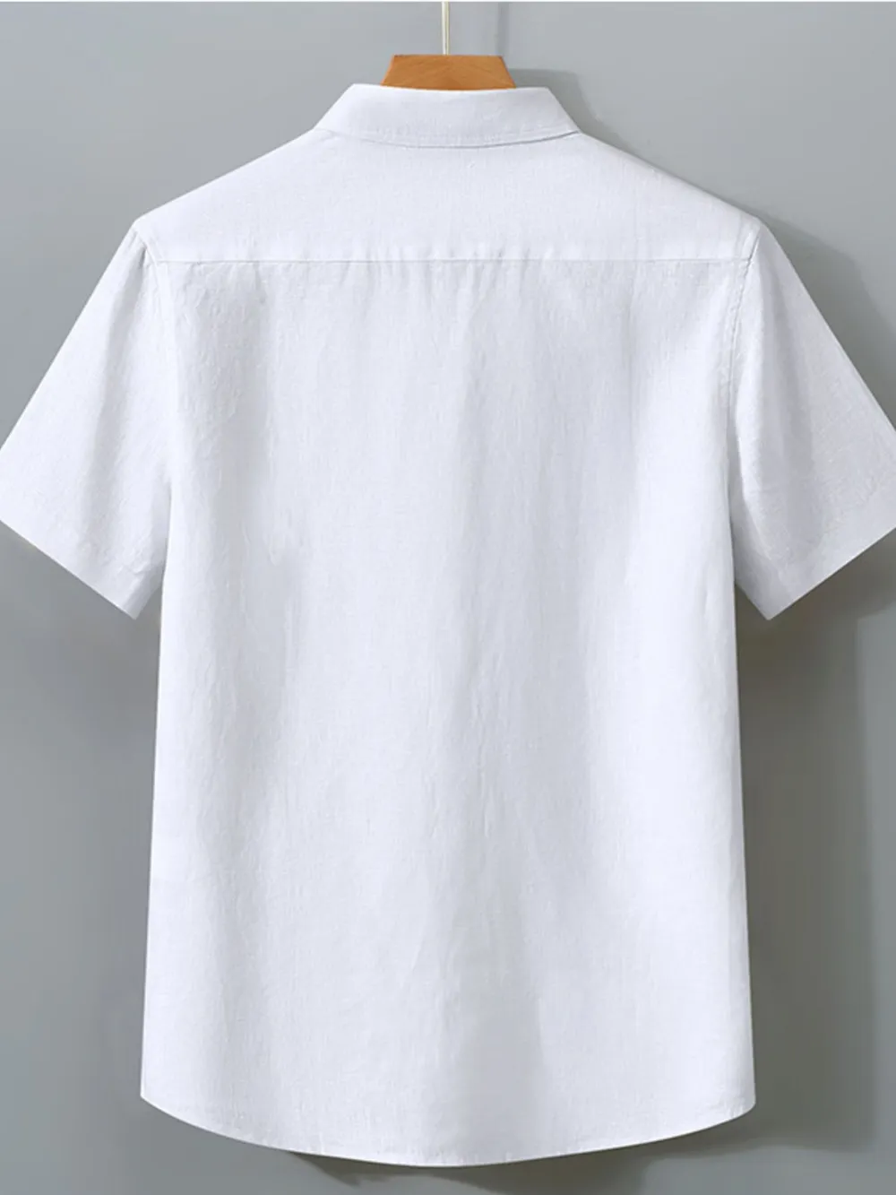 Men's Full Size Short Sleeve Button-Up Shirt Plus Size, image 3