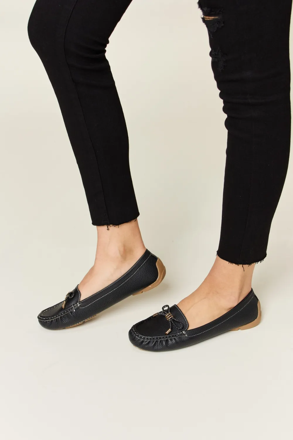 Slip On Bow Flats Loafers, image 7