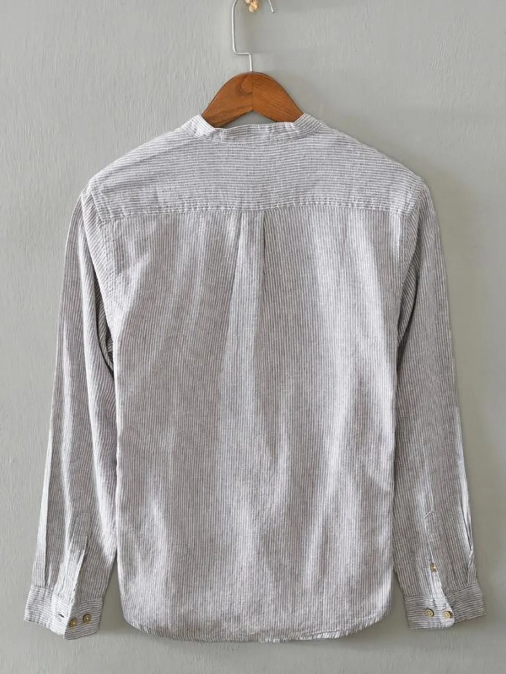 Men's Full Size Button Up Long Sleeve Shirt Plus Size, image 3