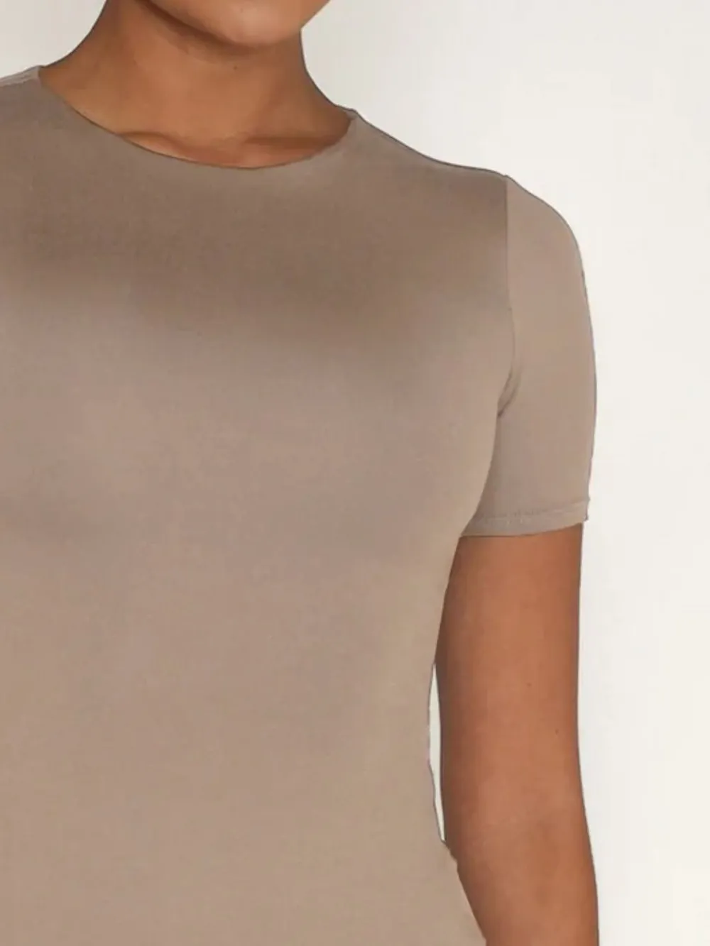 Round Neck Short Sleeve Swim Top, image 25
