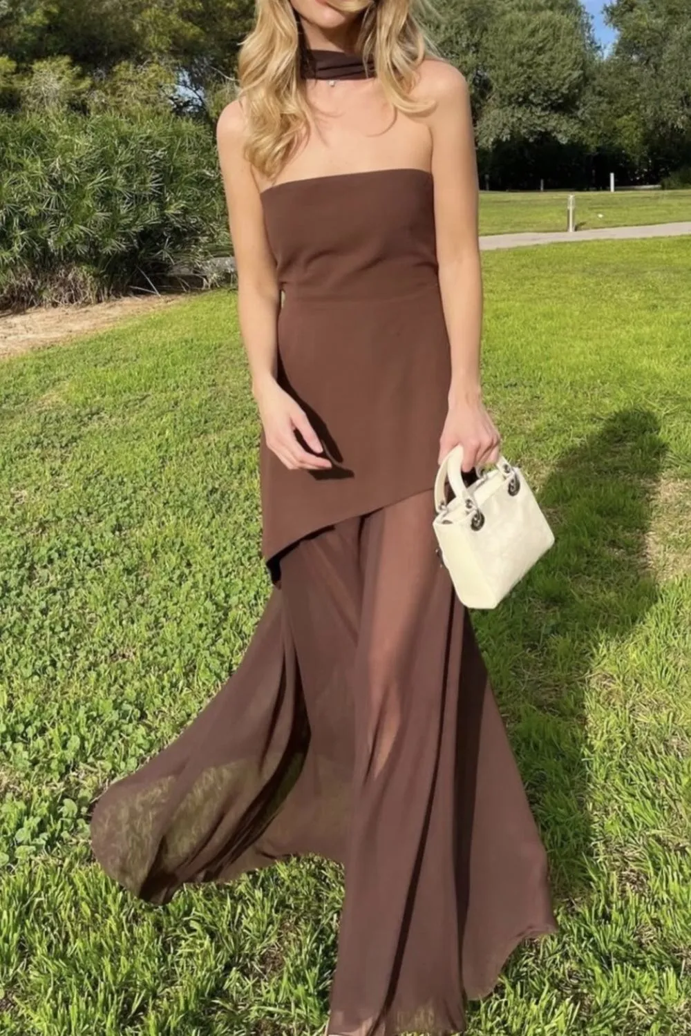 Layered Tube Maxi Dress, image 8