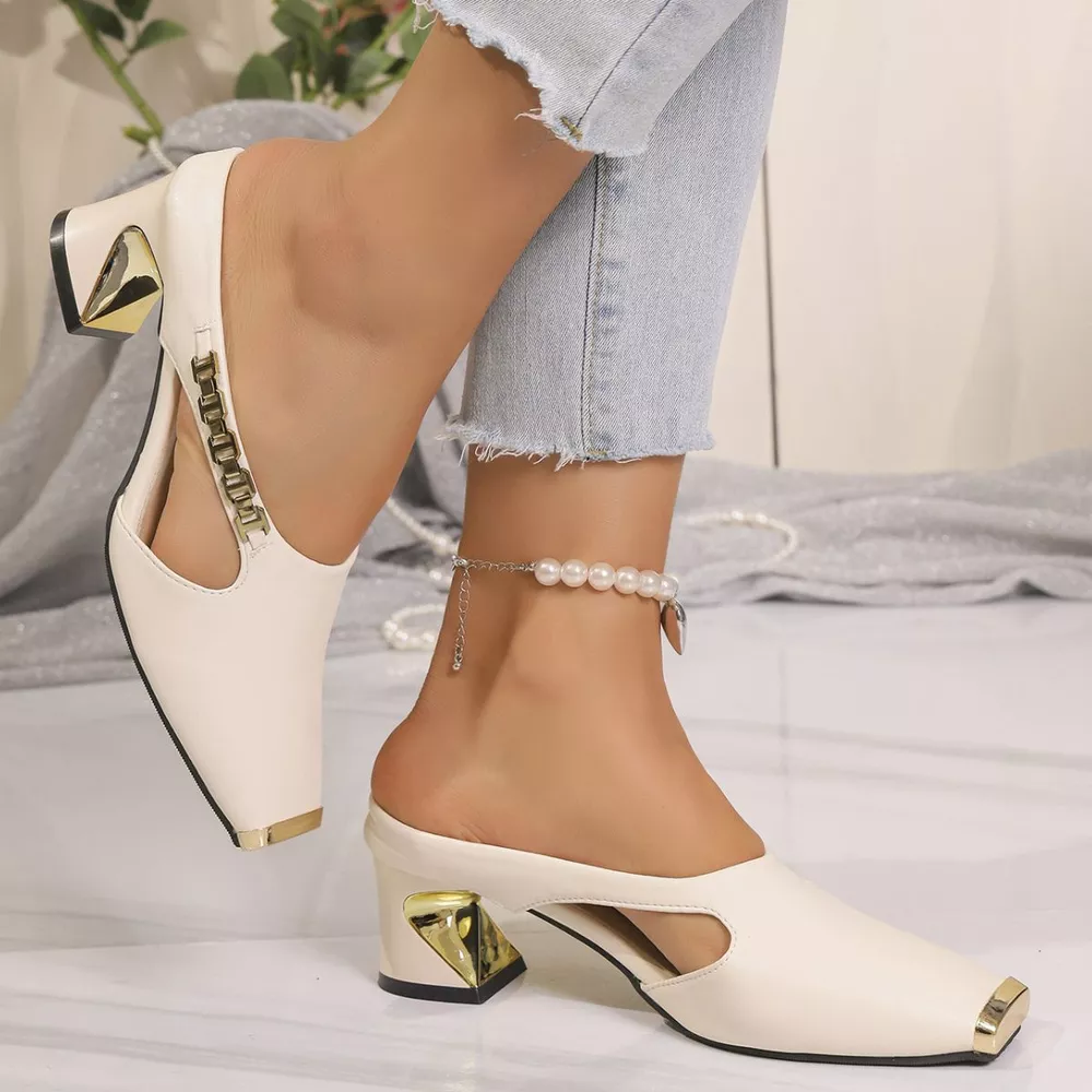 Square Toe Block Heel Sandals, image 7