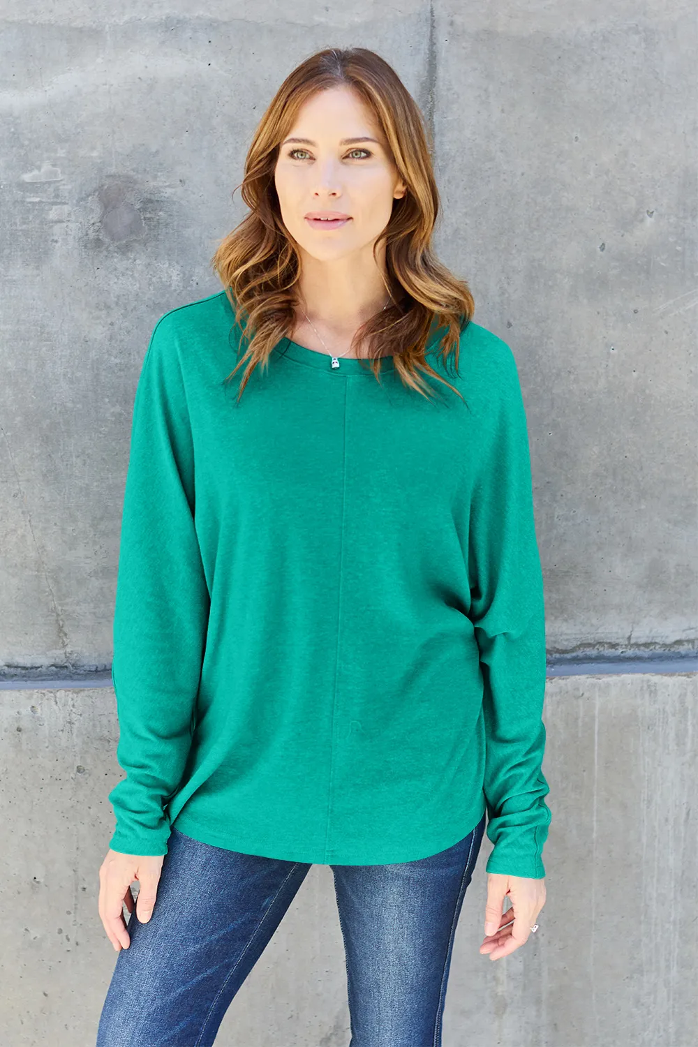 Full Size Round Neck Long Sleeve T-Shirt, image 28