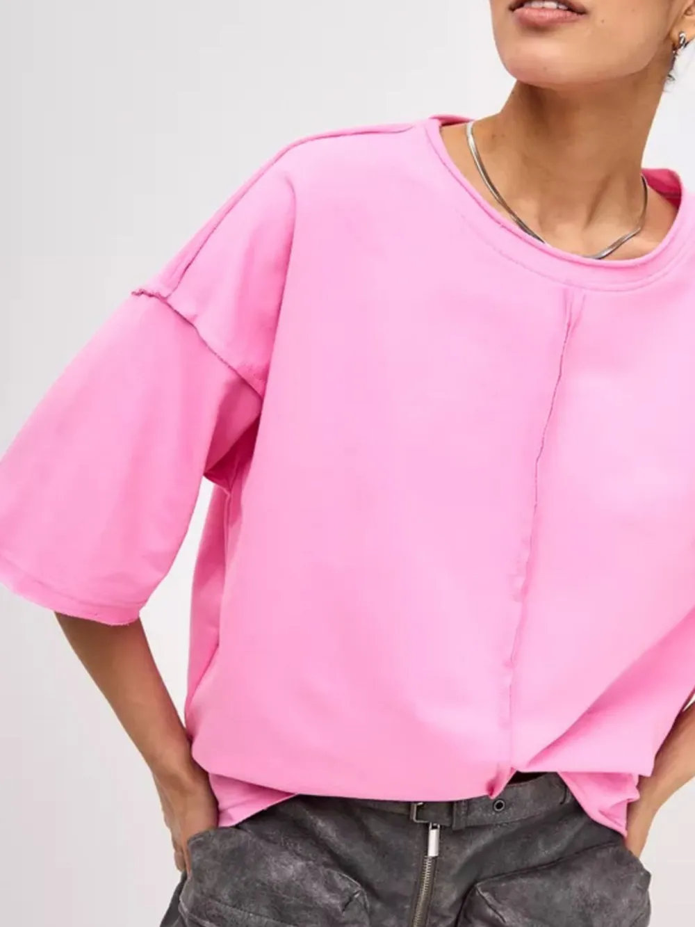 Round Neck Half Sleeve T-Shirt, image 5