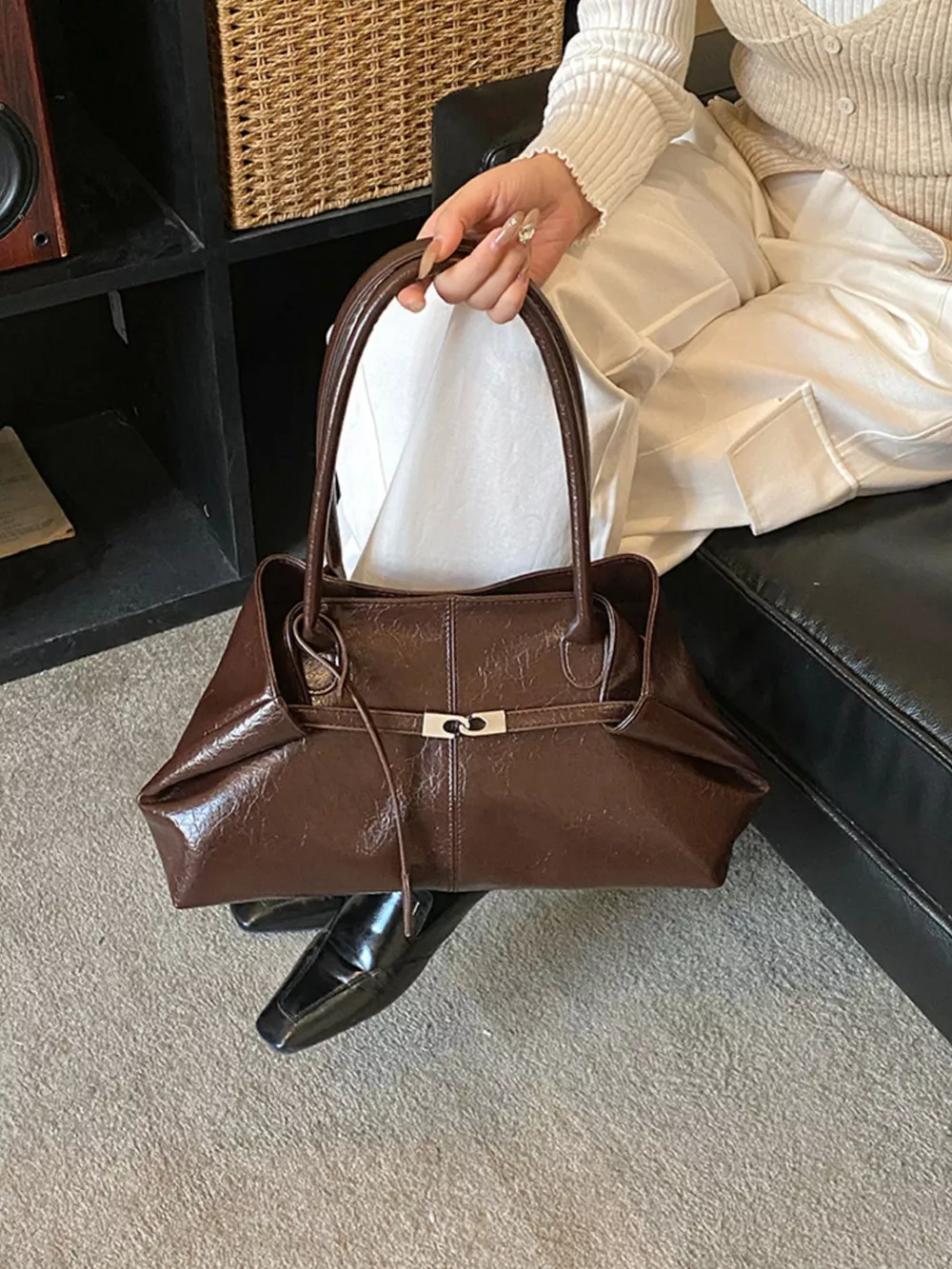 PU Leather Shoulder Bag, image 4