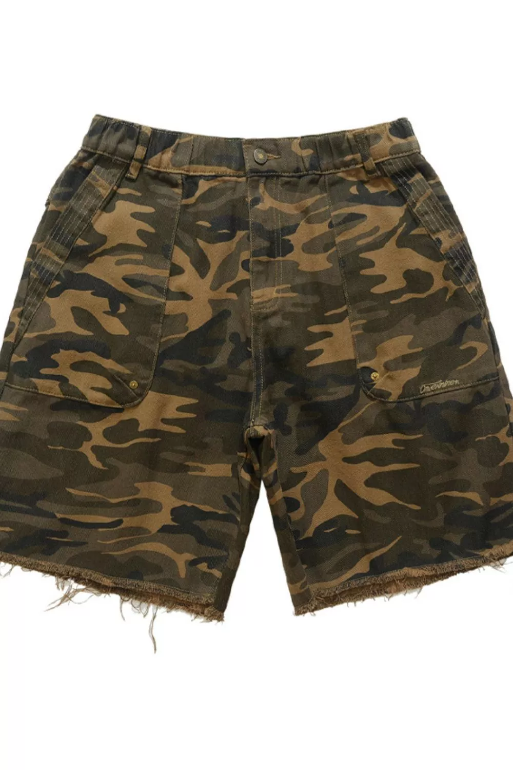 Men's Raw Hem Relaxed Fit Shorts, image 5