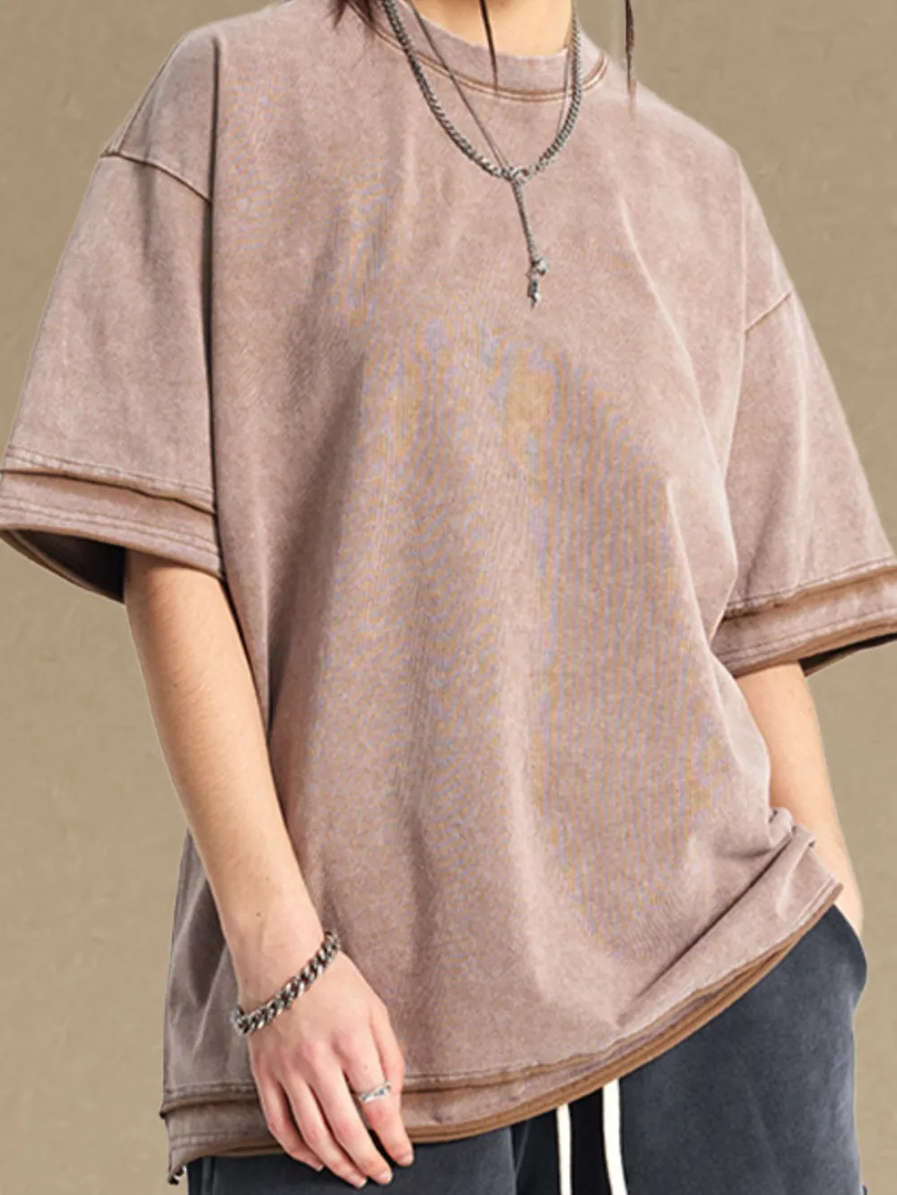 Men's Round Neck Half Sleeve T-Shirt, image 4