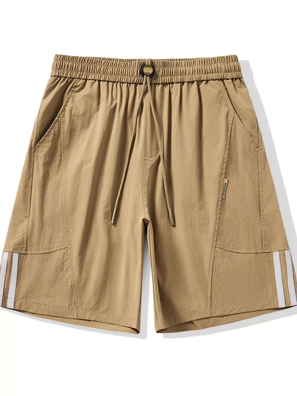 Men's Plus Size Casual Striped Shorts, image 8