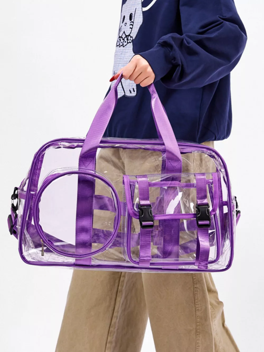 Clear PVC Travel Bag, image 12