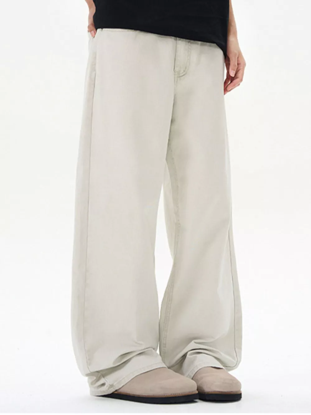 Men's Full Size Wide-Leg Pants Plus Size, image 2