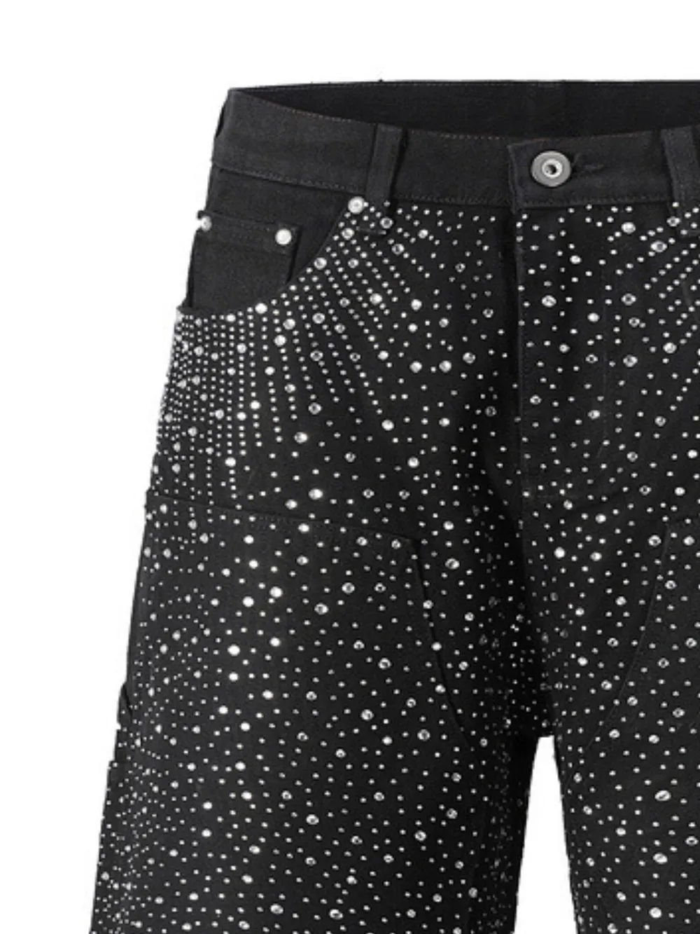 Men's Rhinestone Shorts with Pockets, image 6