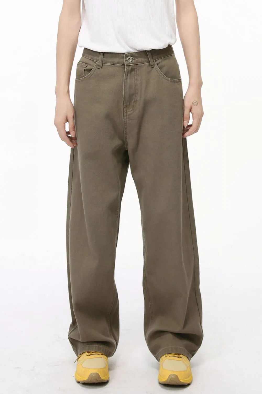 Straight-Leg Jeans with Back Elasticated Waistband, image 5