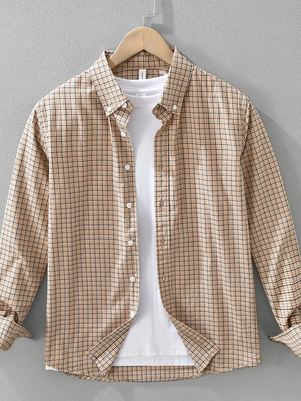 Men's Plus Size Plaid Button Up Short Sleeve Shirt, image 8