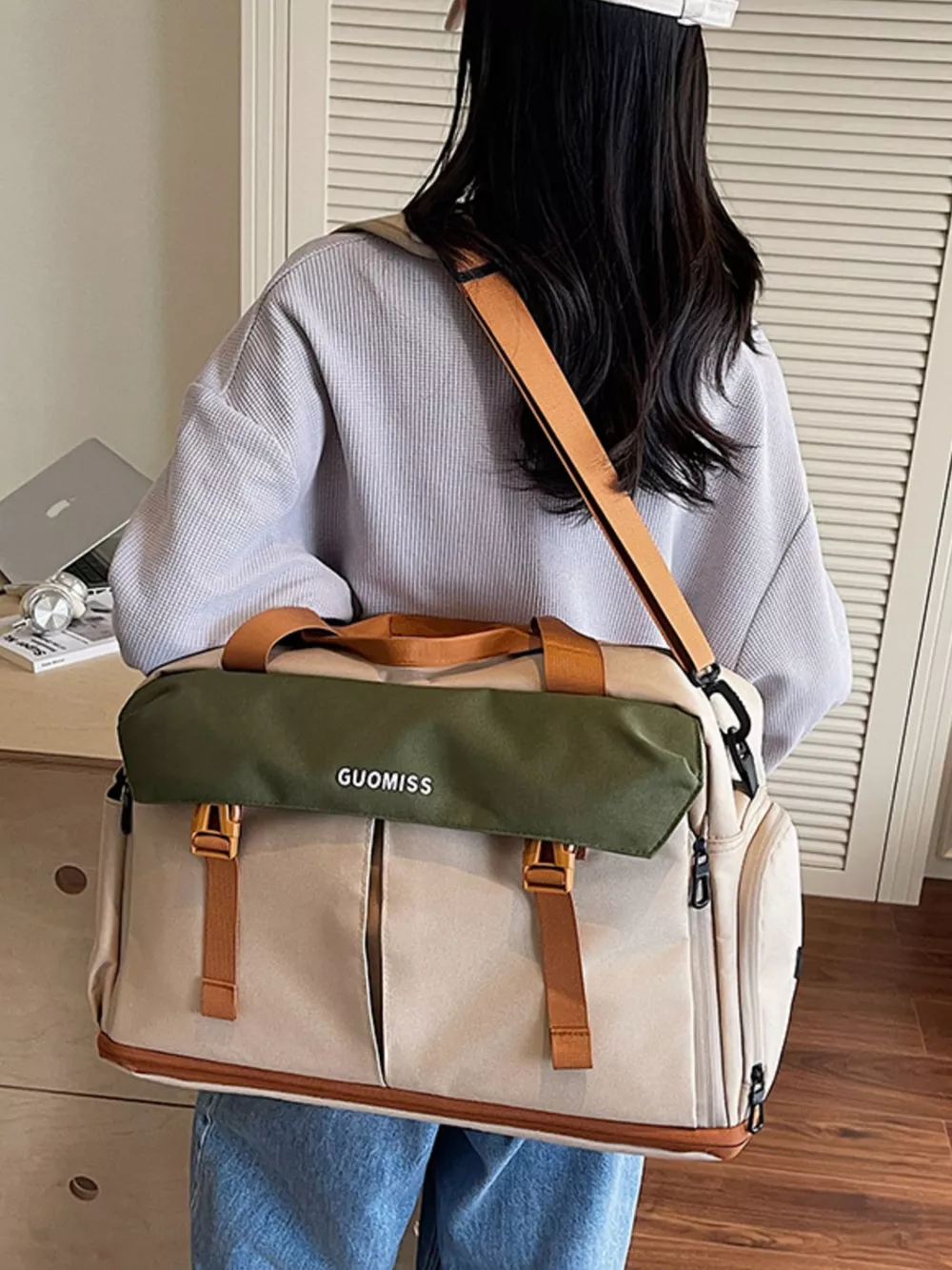 Color Block Travel Bag, image 5