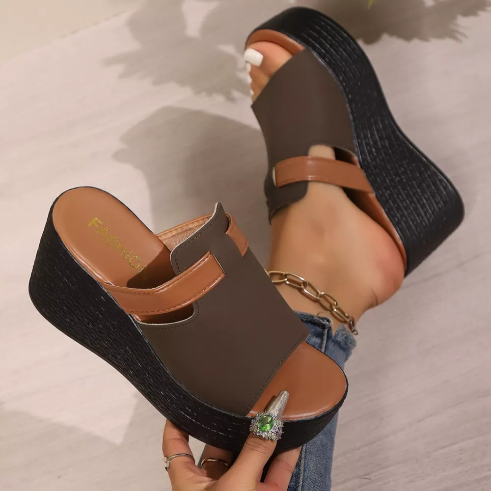 Open Toe Platform Wedge Sandals, image 17