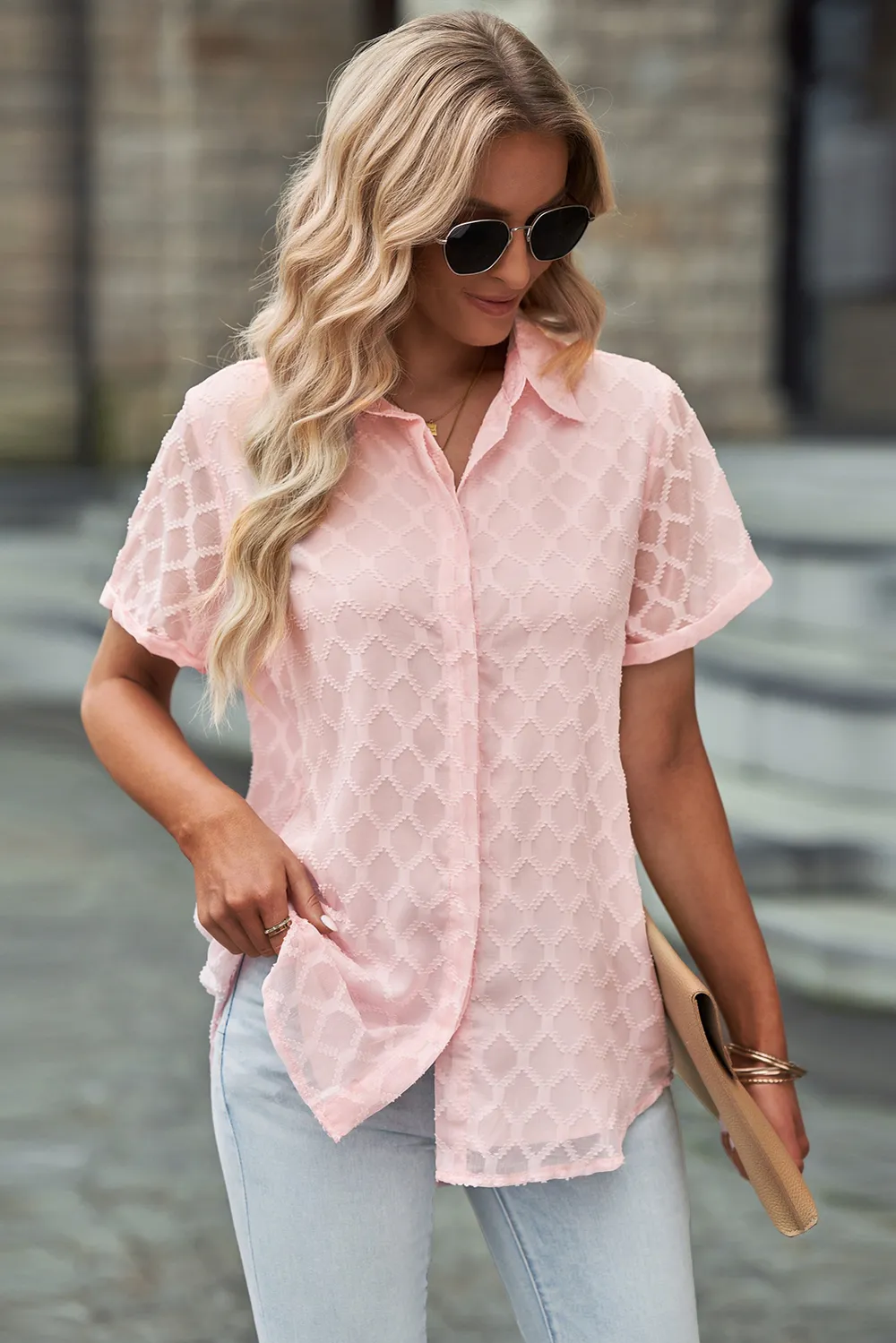 Button Up Short Sleeve Shirt, image 10
