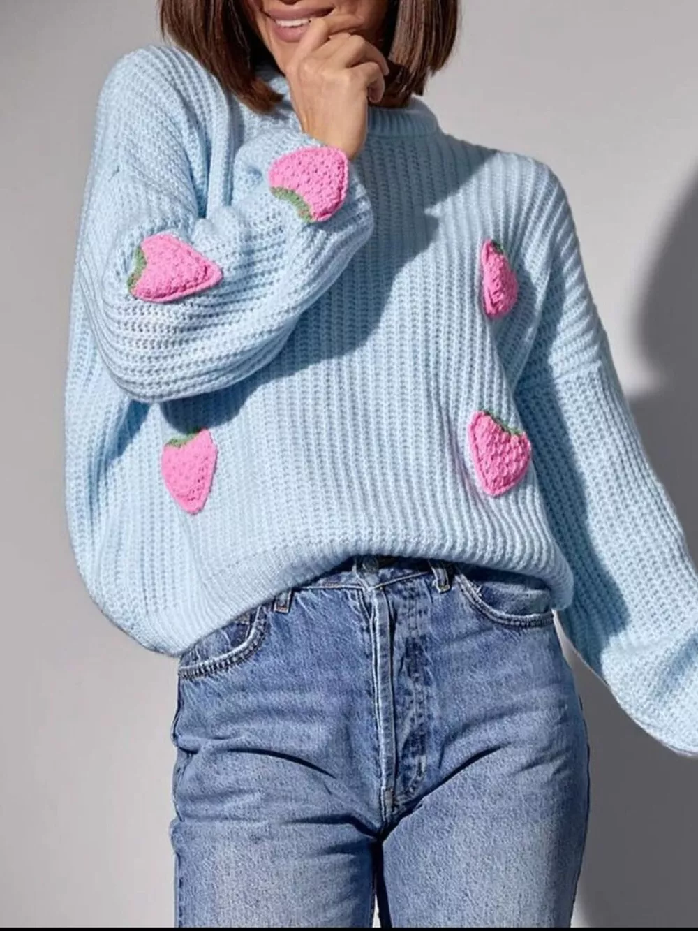 Strawberry Button Down Cardigan, image 10