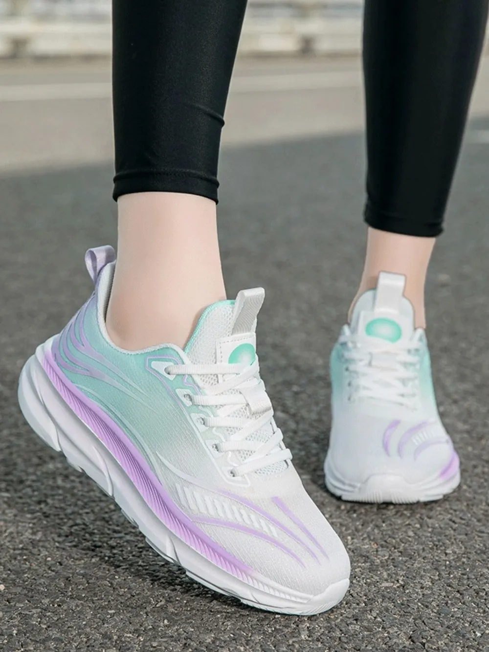 Gradient Colorful Breathable Athletic, image 2