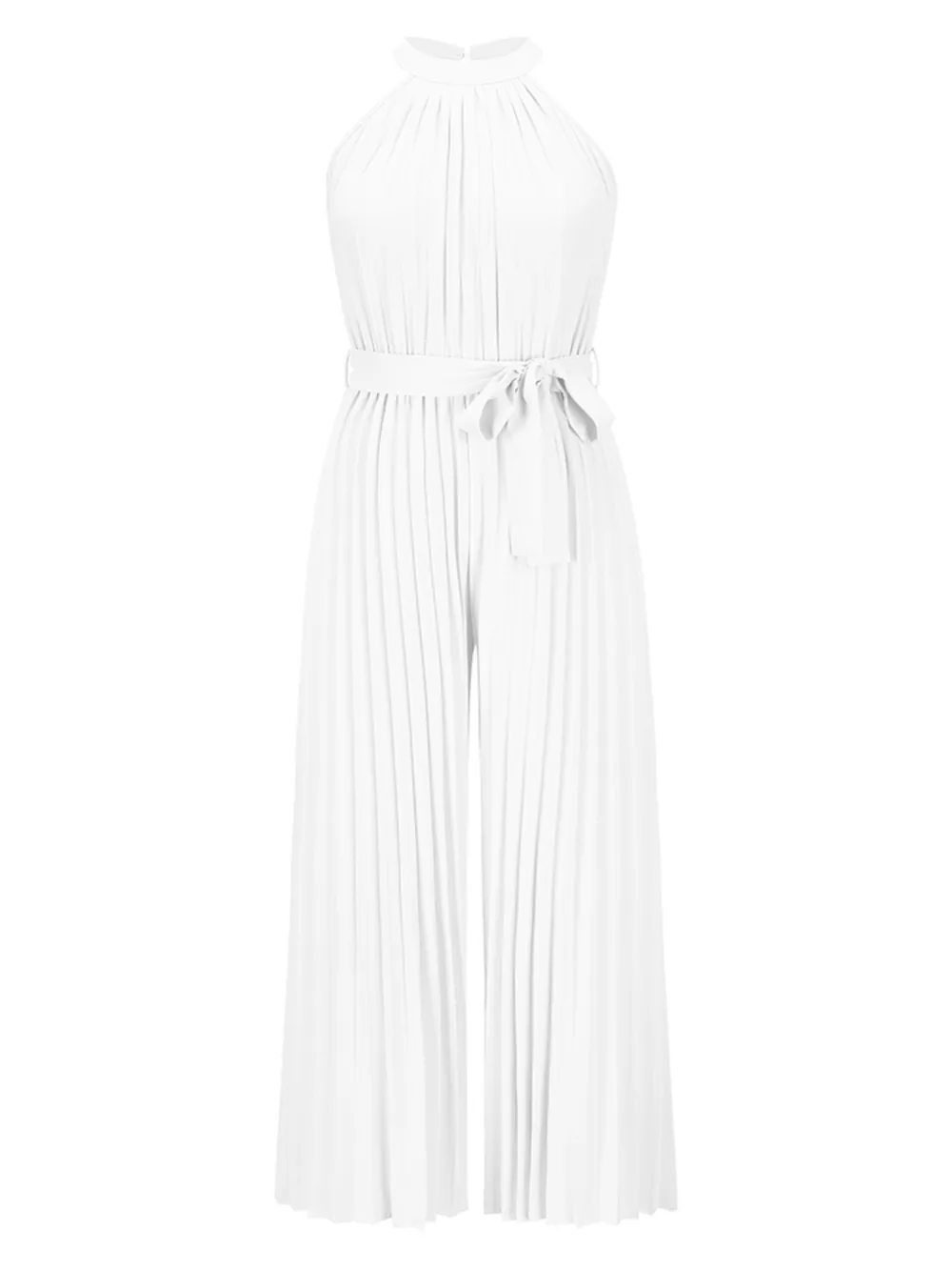 Cutout Tied Pleated Sleeveless Jumpsuit, image 15