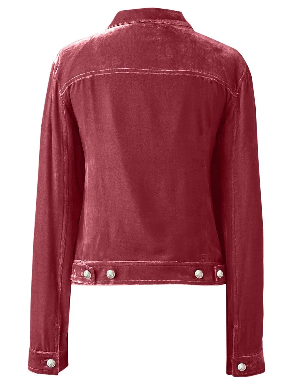 Button Up Long Sleeve Jacket with Chest Pockets, image 11