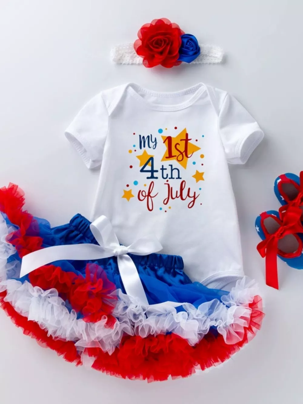 Children's First 4th of July Outfit Set, image 13