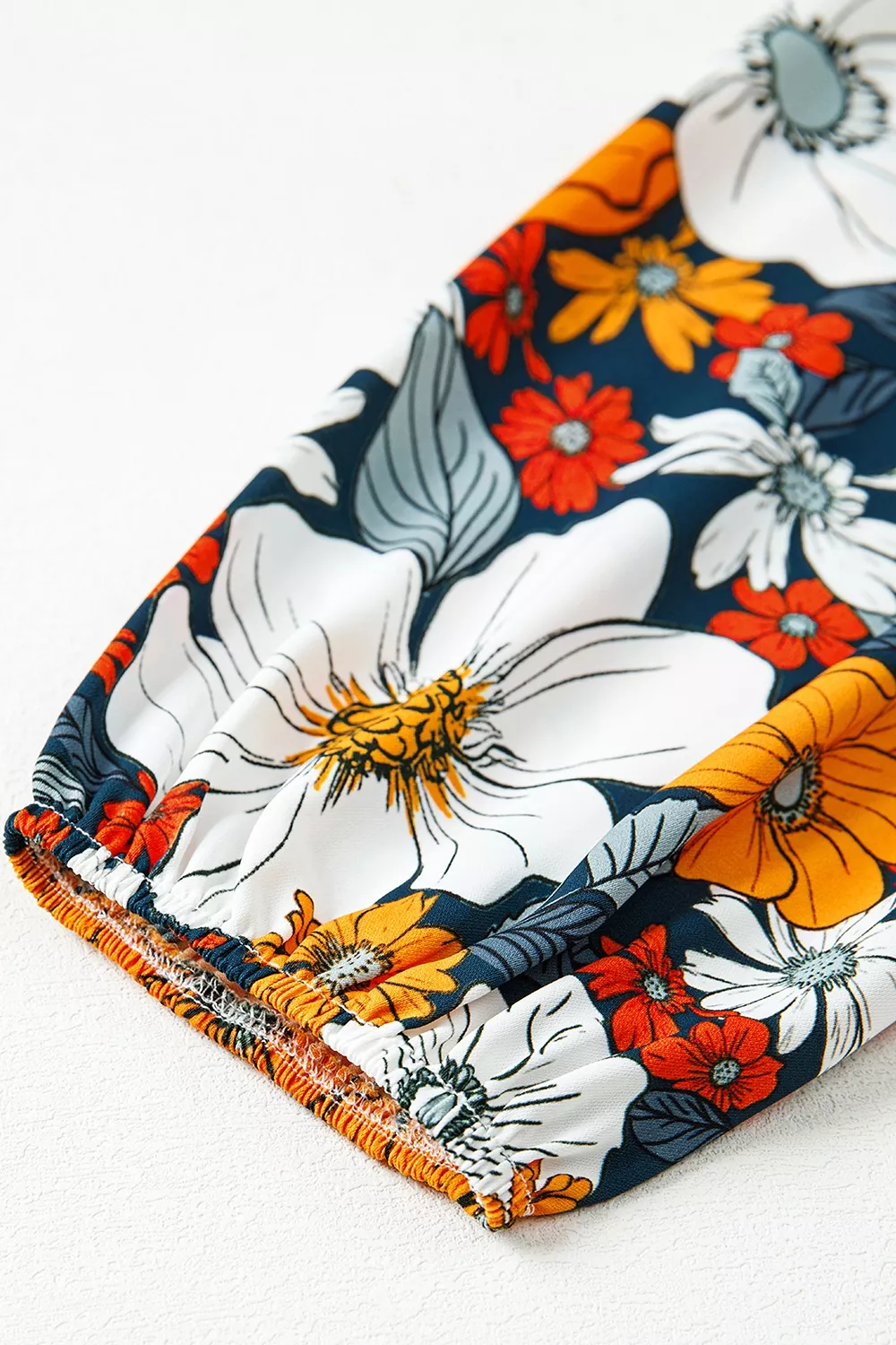 Boho Floral Print V-Neck Mini Dress with Pockets, image 12