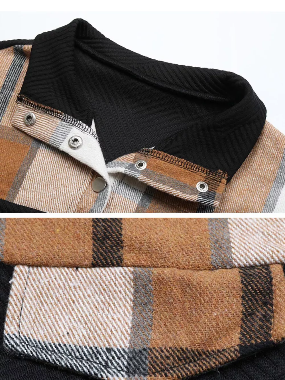 Color Block Texture Long Sleeve Sweatshirt, image 9