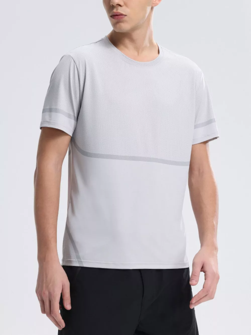 Men's Plus Size Round Neck Short Sleeve T-Shirt