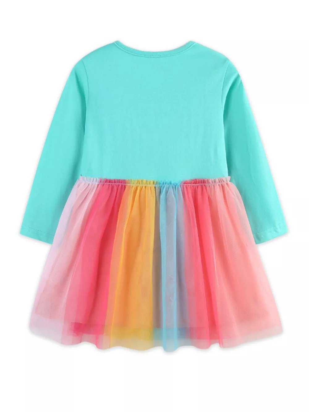 Children's Unicorn Rainbow Tulle Dress, image 5