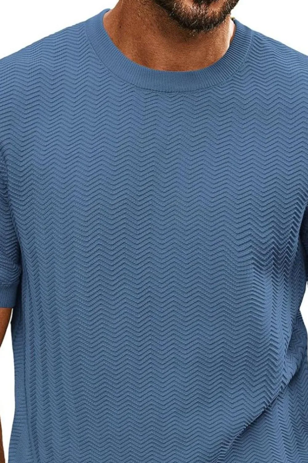 Men's Full Size Round Neck Short Sleeve T-Shirt Plus Size, image 3