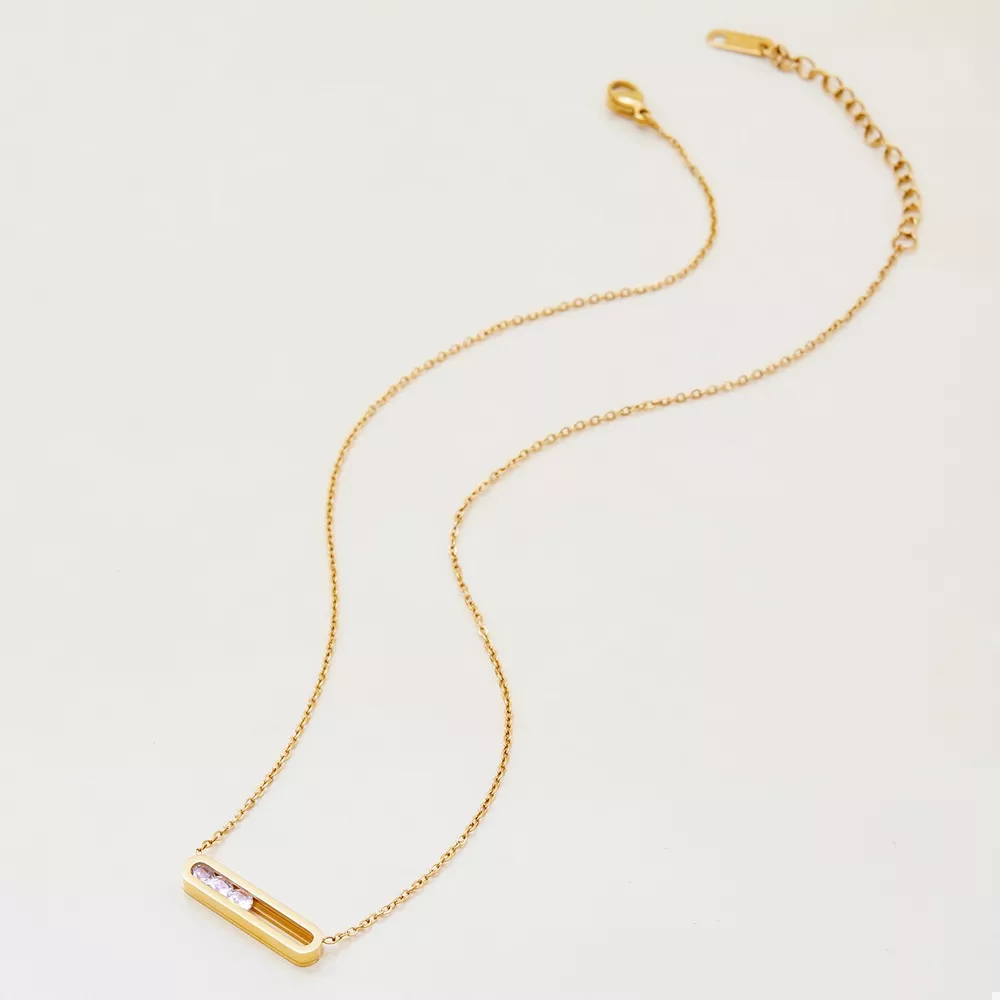 18K Gold-Plated Pendant Necklace, image 5