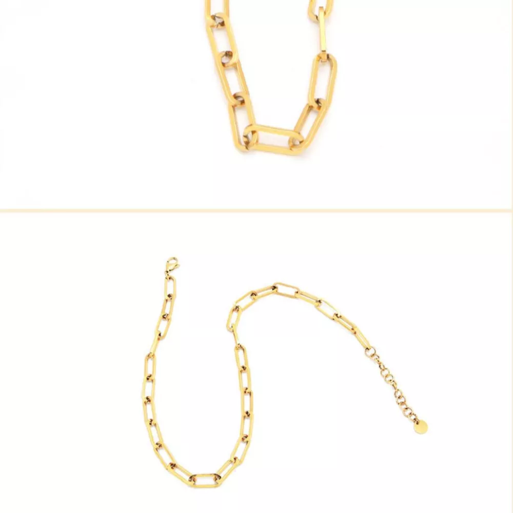 18K Gold-Plated Chain Necklace, image 4