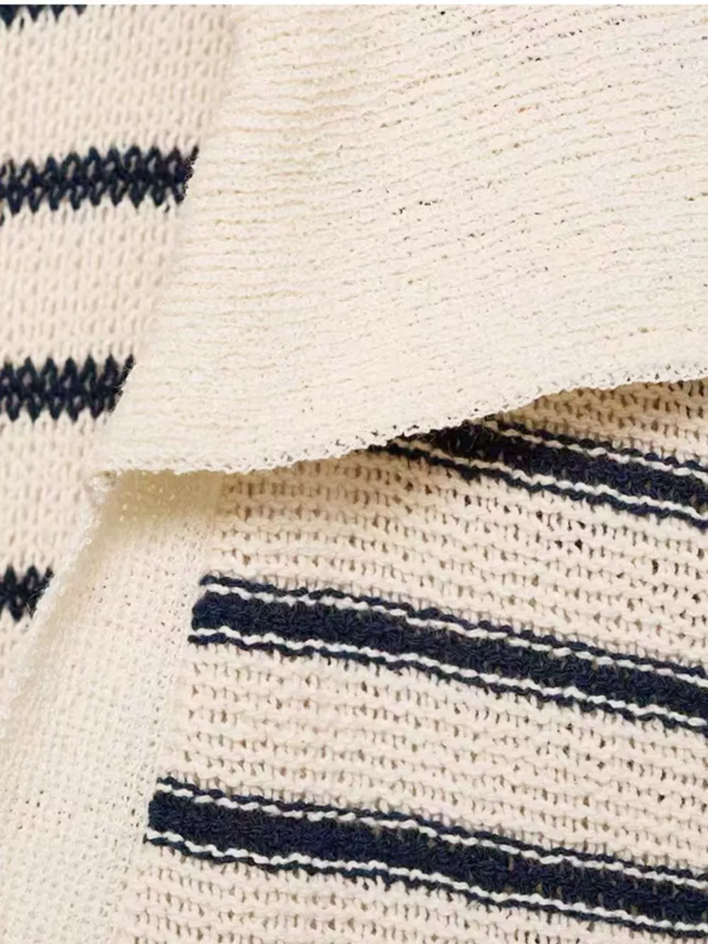 Striped Slit Short Sleeve Maxi Dress, image 4