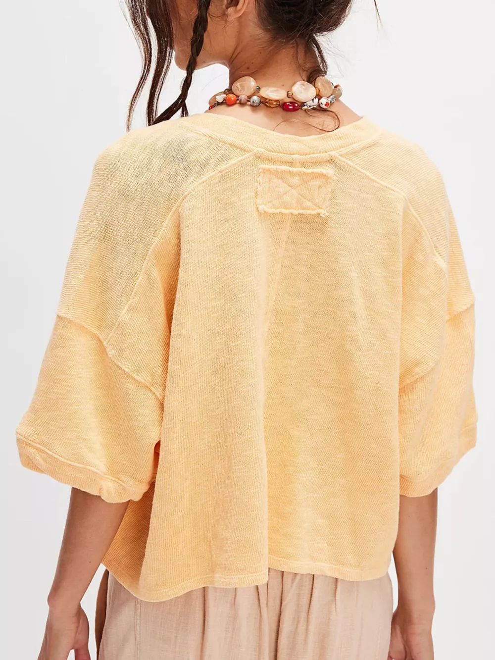 Button-Front Half Sleeve Cardigan, image 15