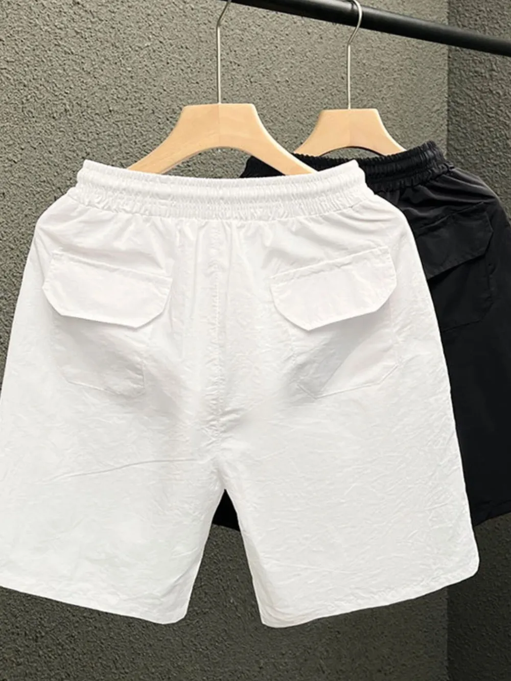 Men's Plus Size Drawstring Shorts, image 5