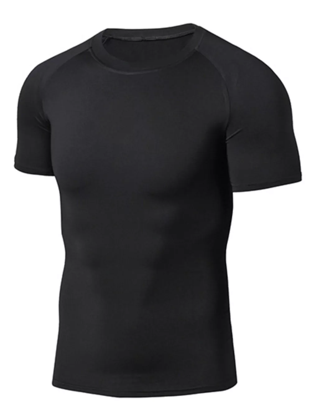 Men's Full Size Round Neck Short Sleeve Active T-Shirt Plus Size