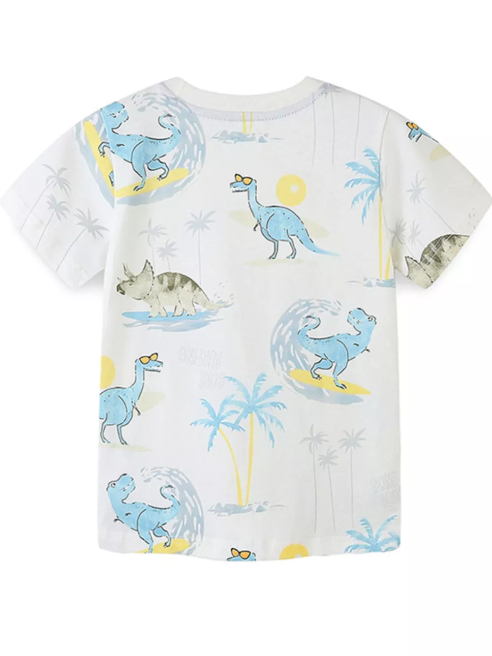 Children's Dinosaur Print Round Neck Tee, image 4