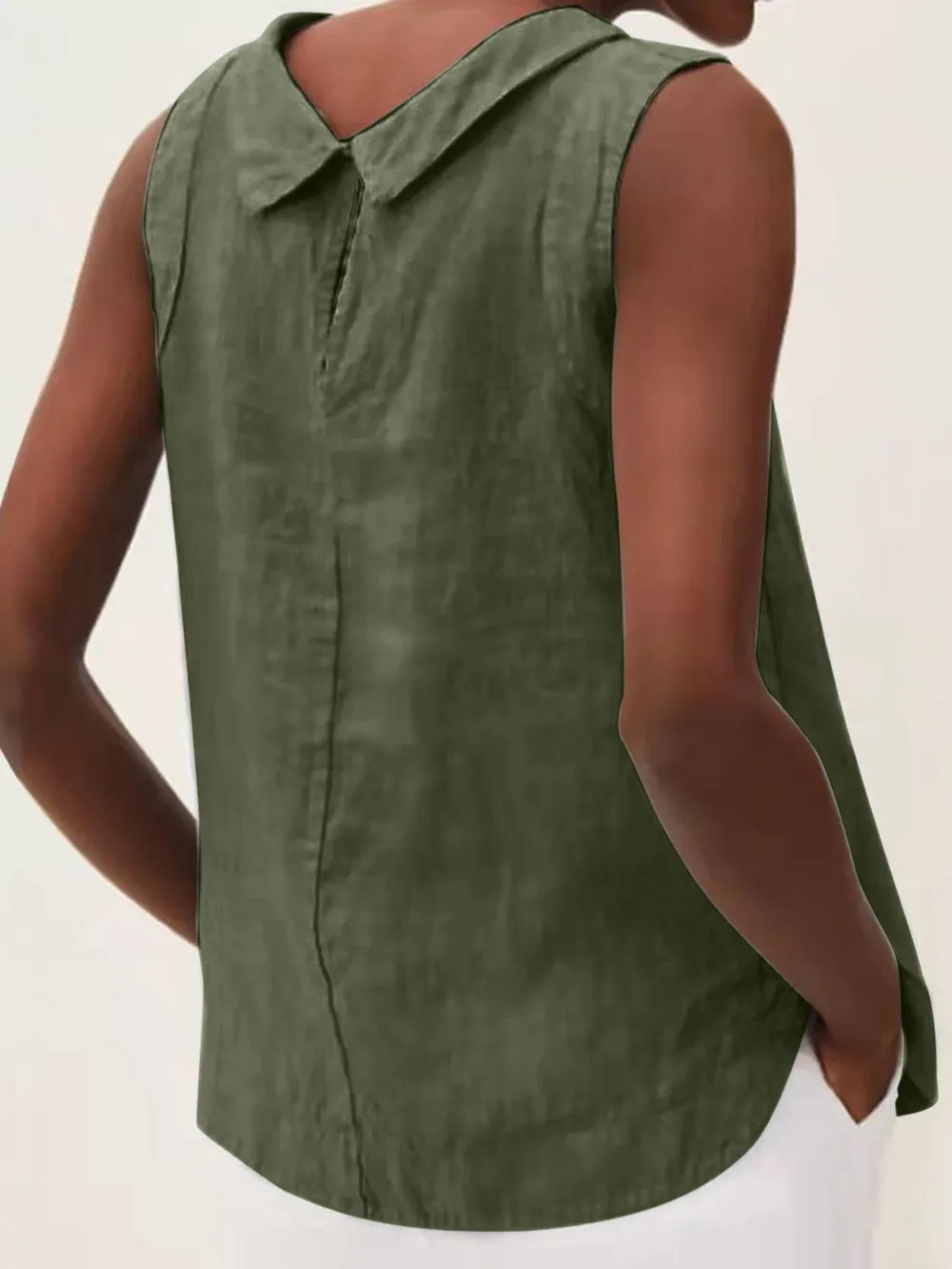 Full Size Round Neck Sleeveless Top, image 15