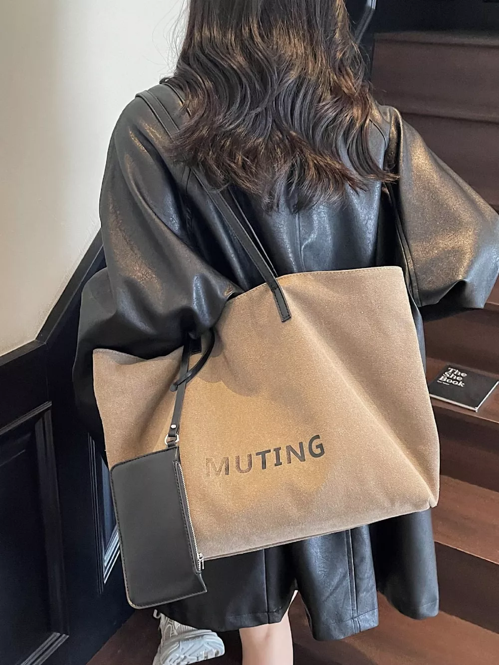 Casual Canvas Tote Shoulder Bag, image 5