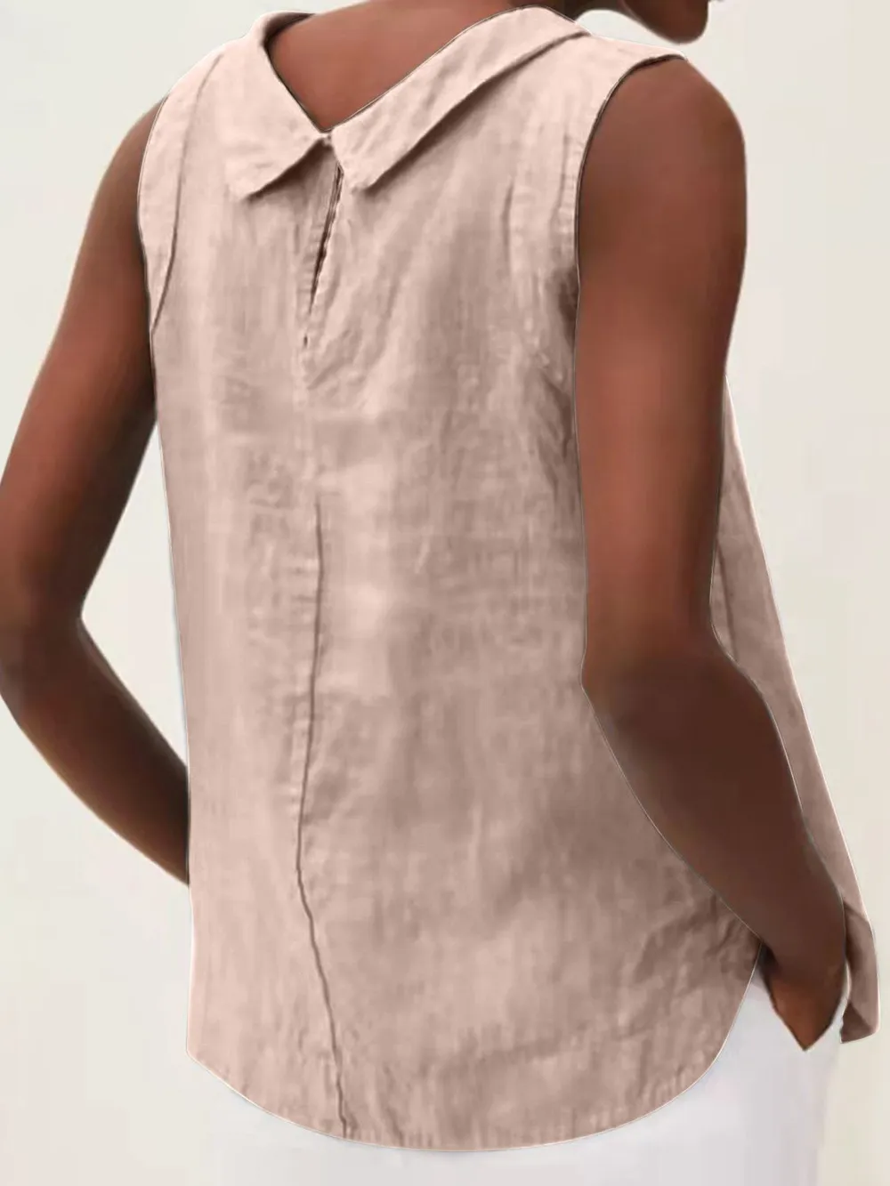 Full Size Round Neck Sleeveless Top, image 7