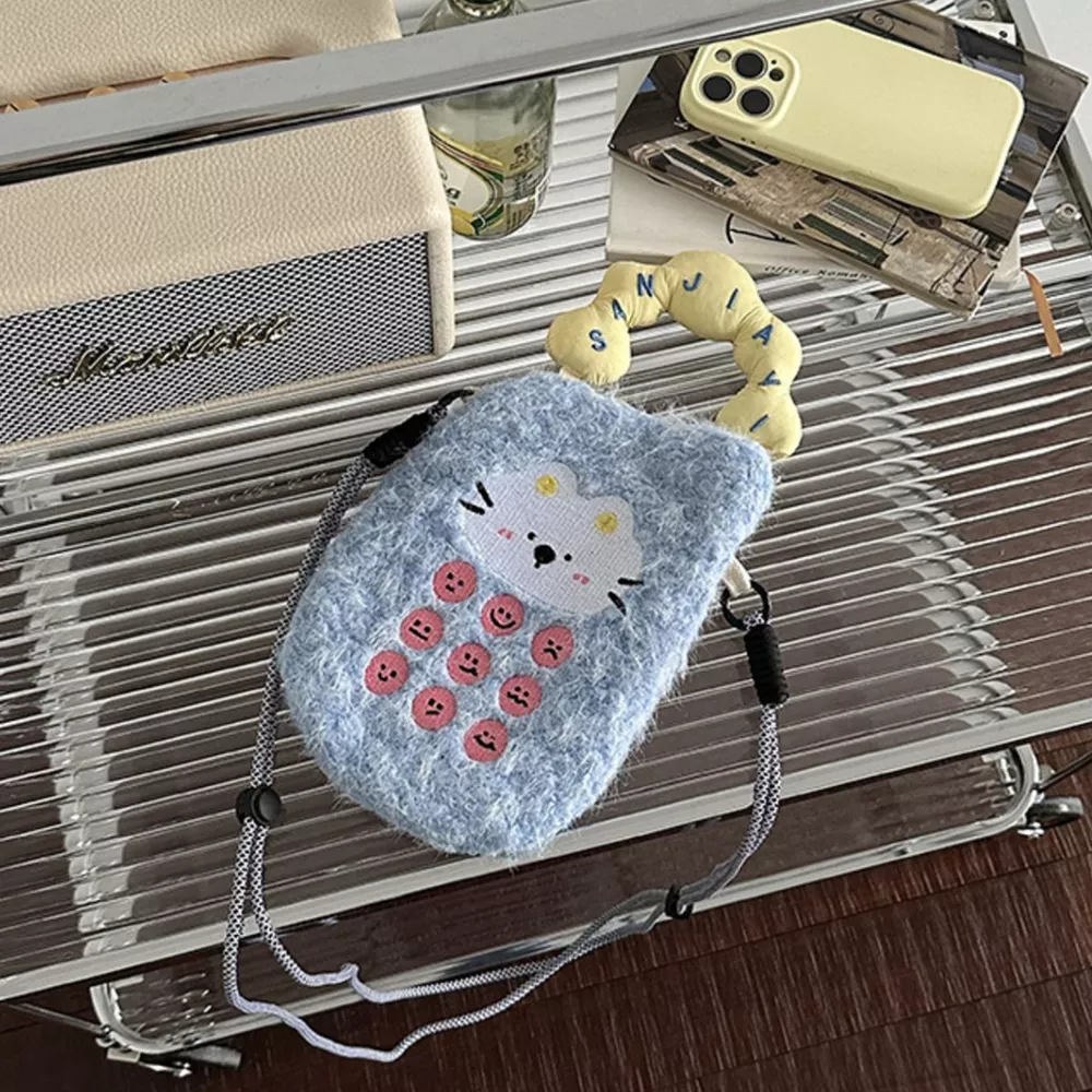 Cartoon Plush Crossbody Bag, image 6
