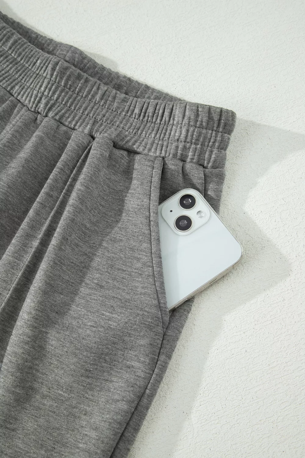Half Zip Polo Tee Casual Pant Set, image 11