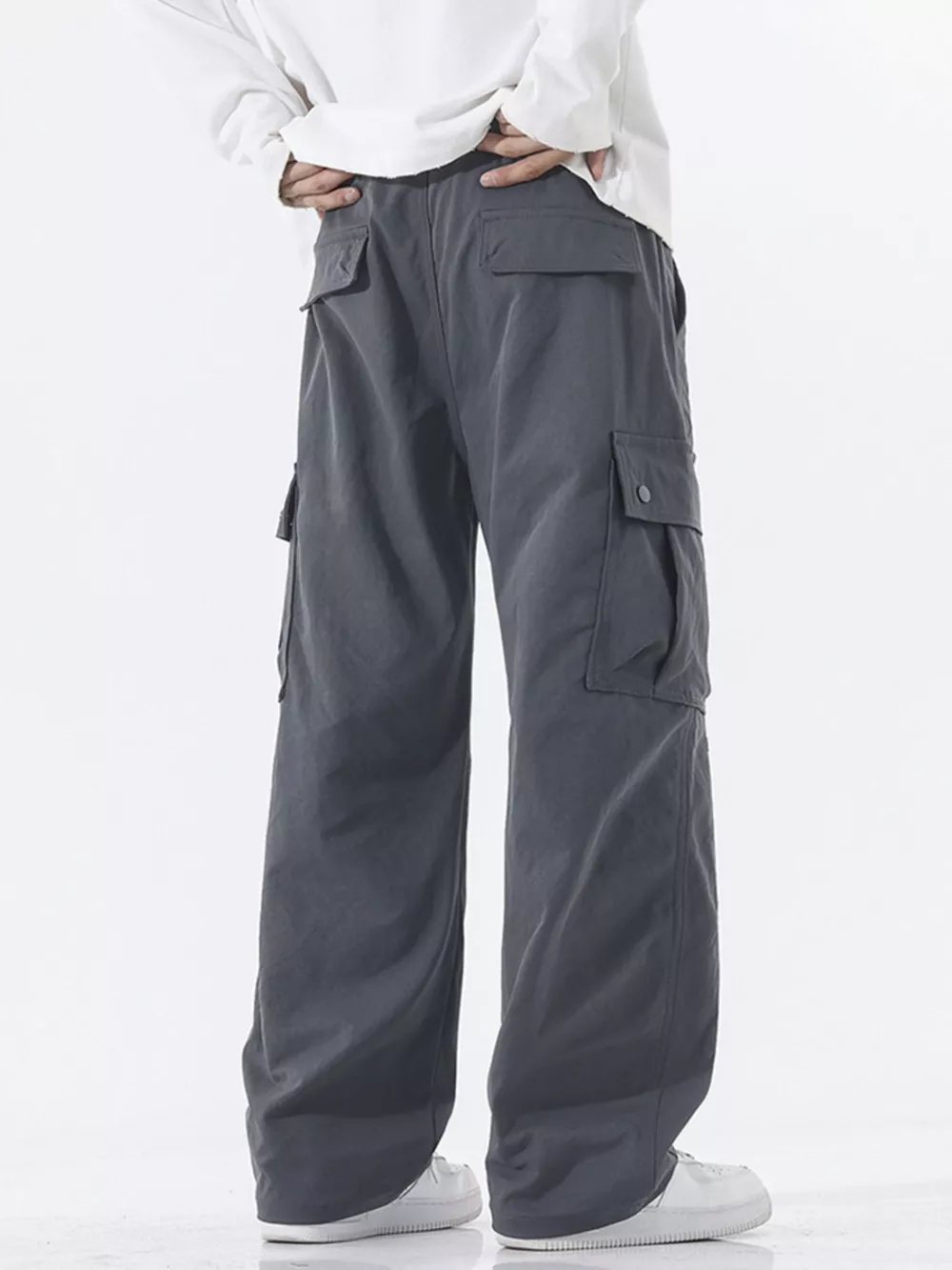 Men's Full Size Loose Fit Cargo Pants Plus Size, image 11