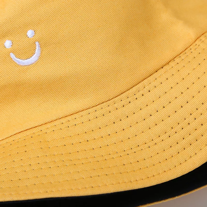 Embroidered Smiley Face Bucket Hat, image 9