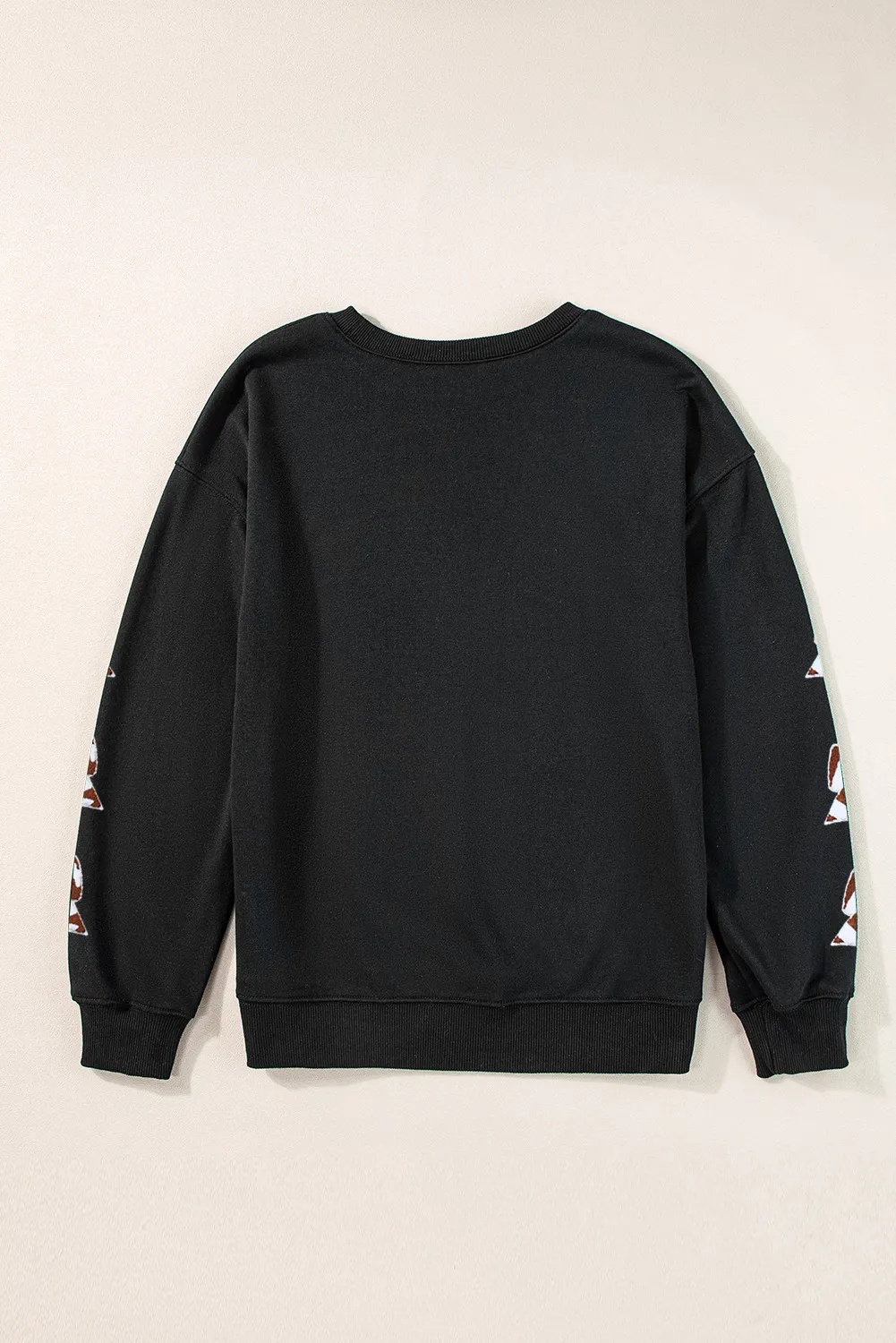 Letter Graphic Bow Long Sleeve Sweatshirt, image 4