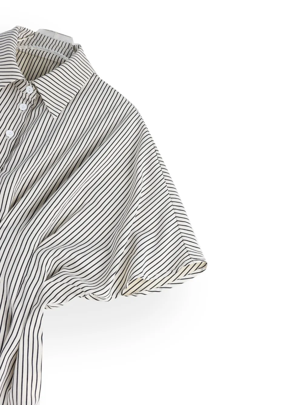 Striped Short Sleeve Button-Up Shirt, image 18