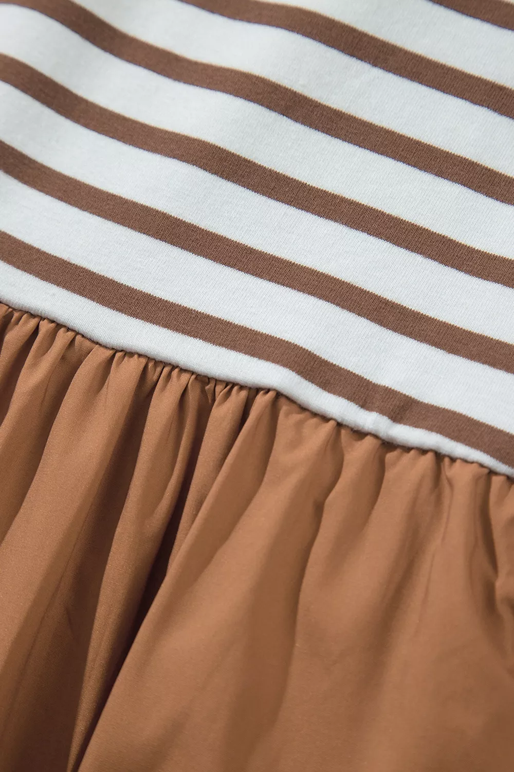 Striped Colorblock Patchwork Sleeveless Casual Long Dress, image 8