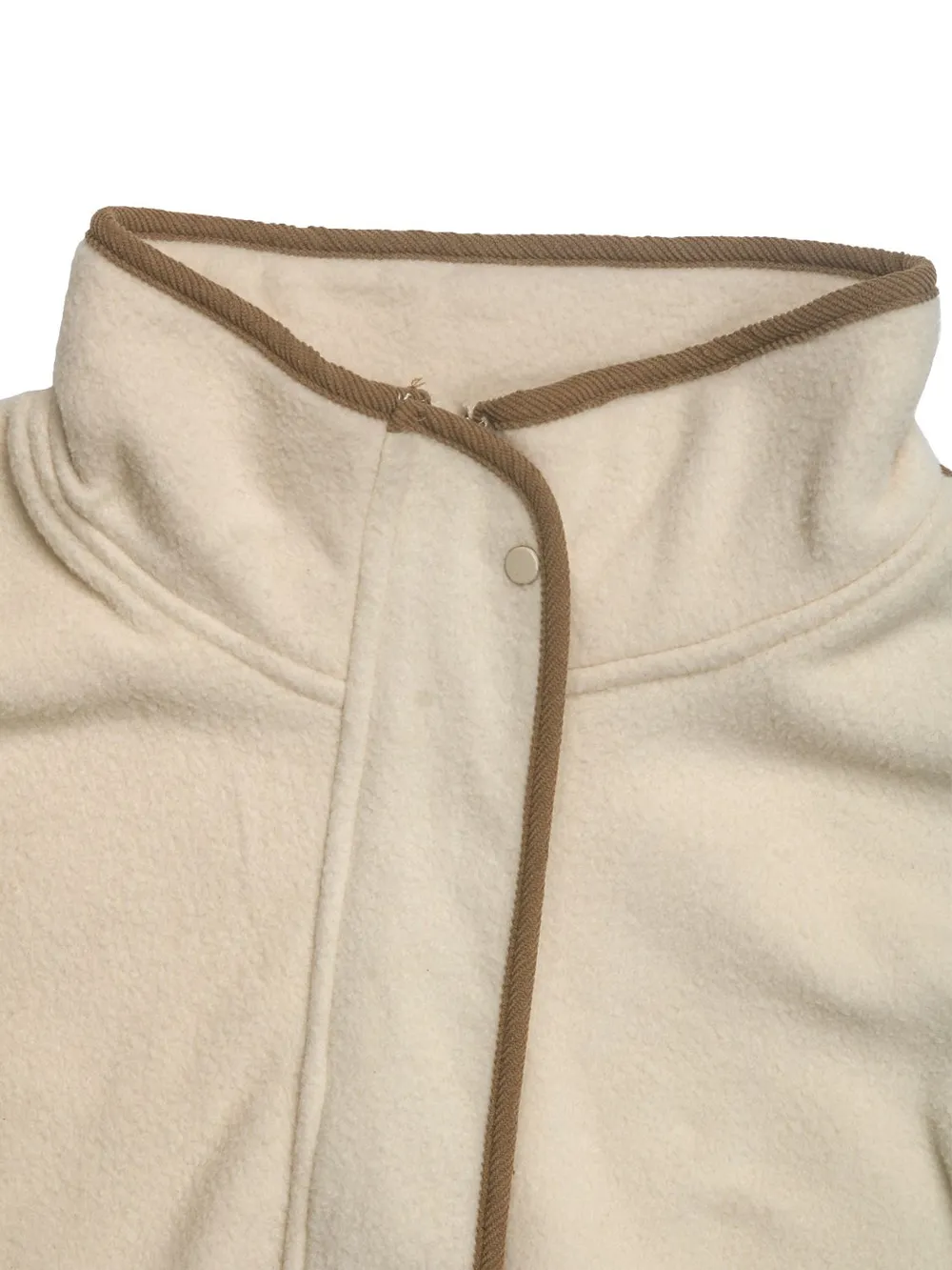 Zip Up Dropped Shoulder Polar Fleece Jacket, image 7