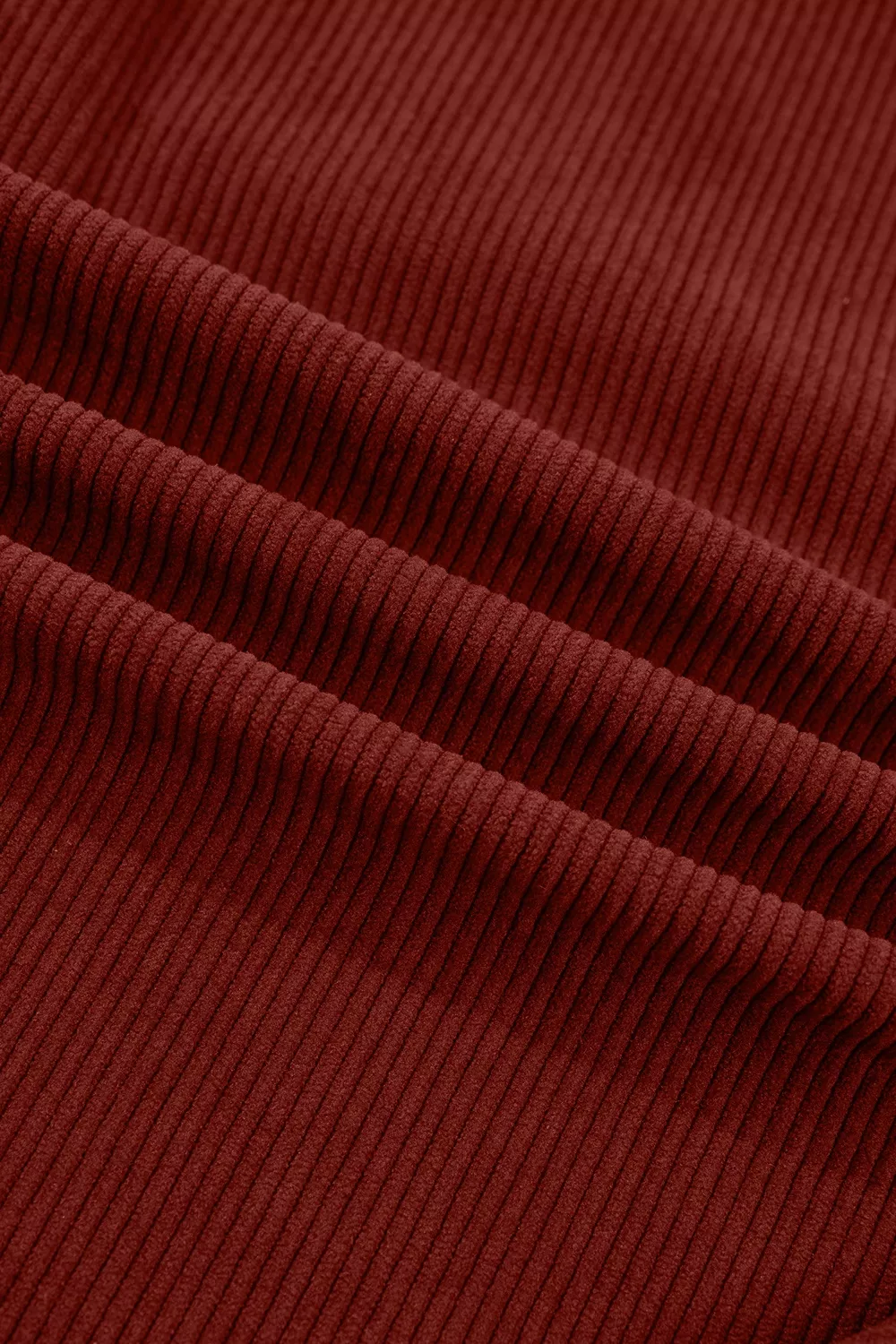 Adjustable Cuff Long Sleeve Corduroy Shirt, image 12