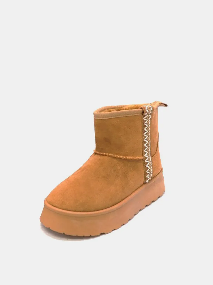 Round Toe Platform Boots, image 4